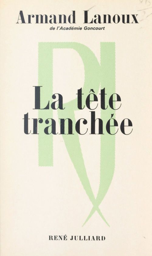 Couverture ebook de La tête tranchée, de Armand Lanoux