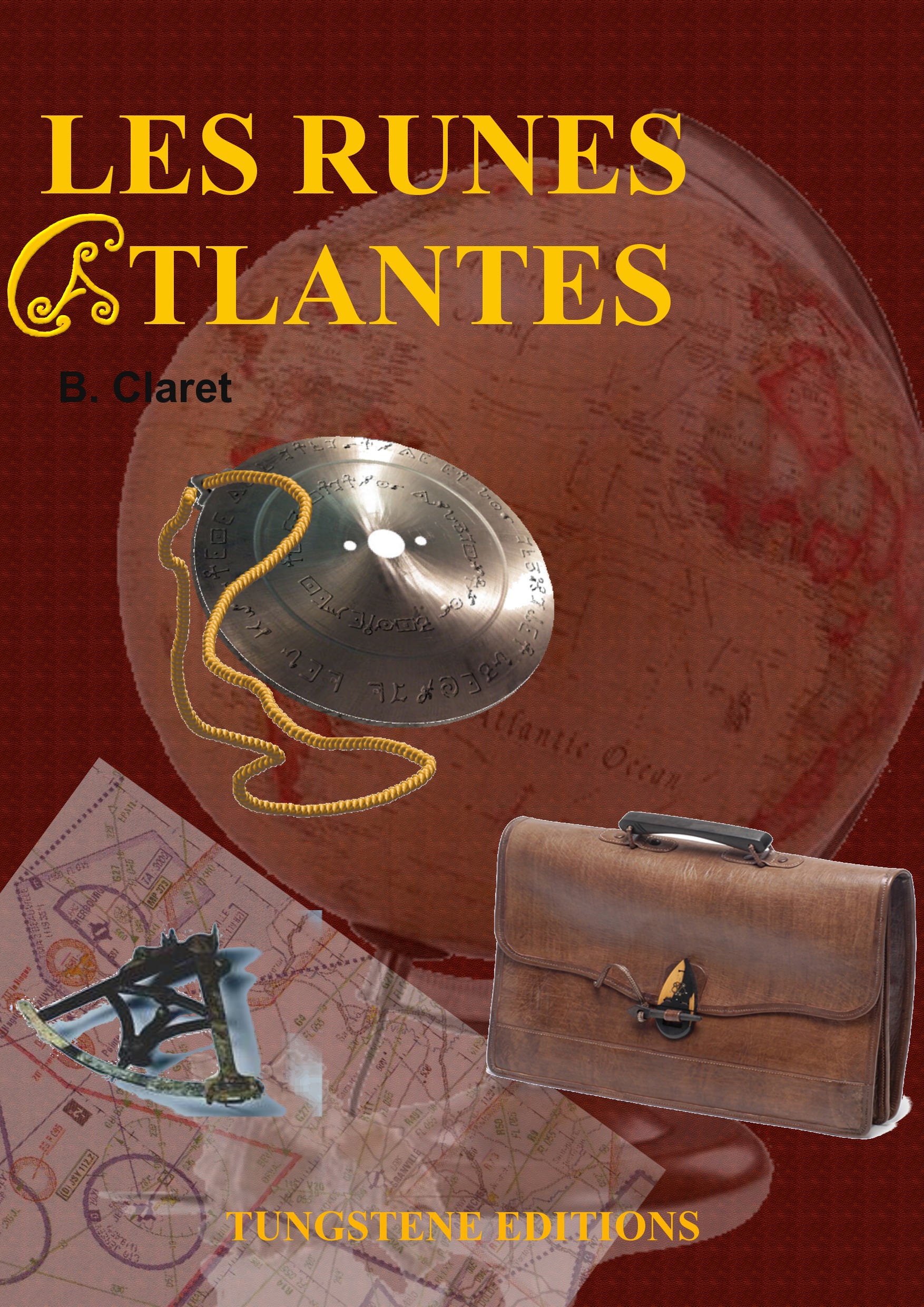 Couverture ebook de Les runes atlantes, de Bruno Claret