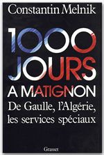 ebook cover of Mille jours à Matignon, by Constantin Melnik