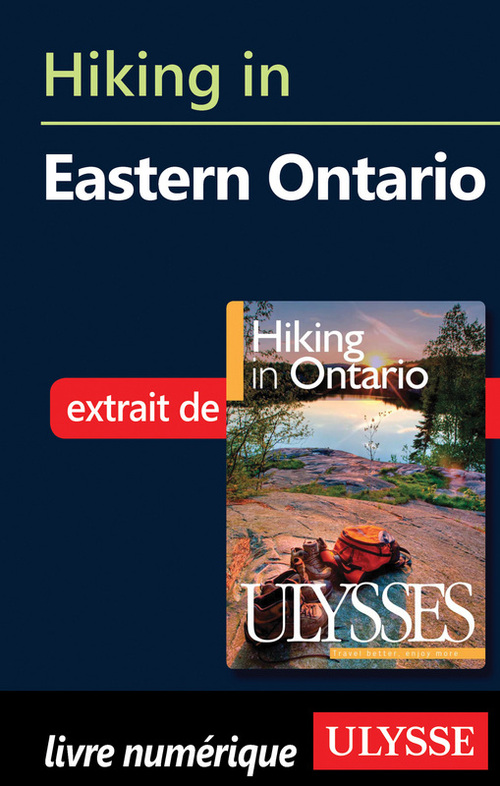 Couverture ebook de Hiking in Eastern Ontario, de Tracey Arial