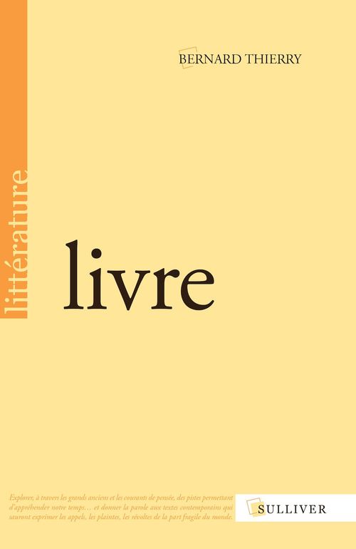 Couverture ebook de Livre, de Thierry Bernard