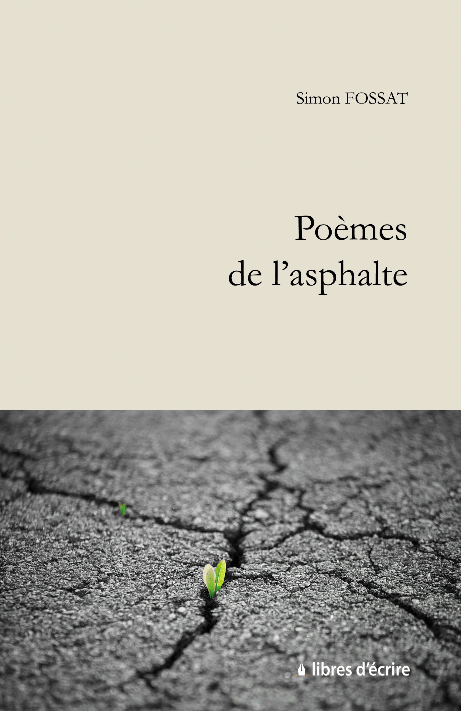 ebook cover of Poèmes de l'asphalte, by Fossat Simon