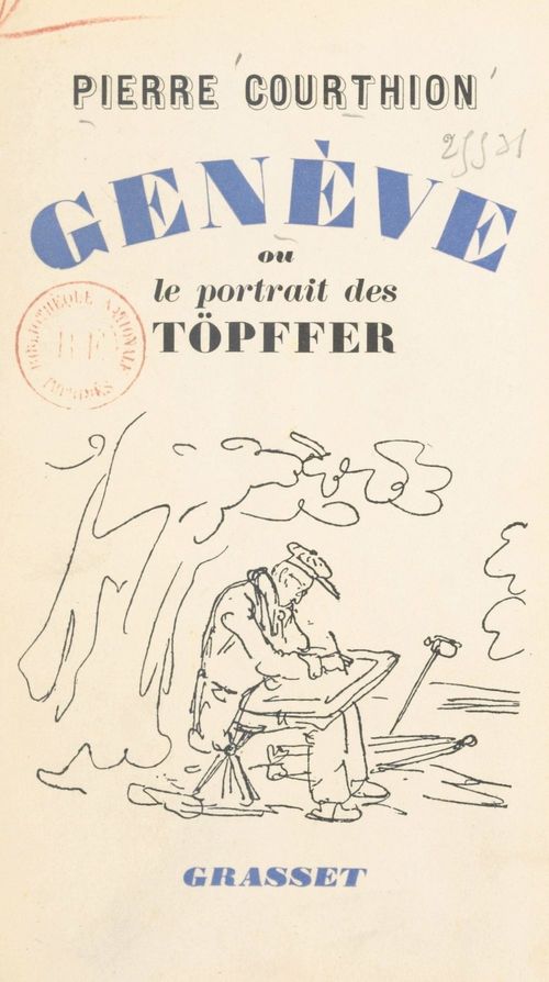 Couverture ebook de Genève, de Pierre Courthion