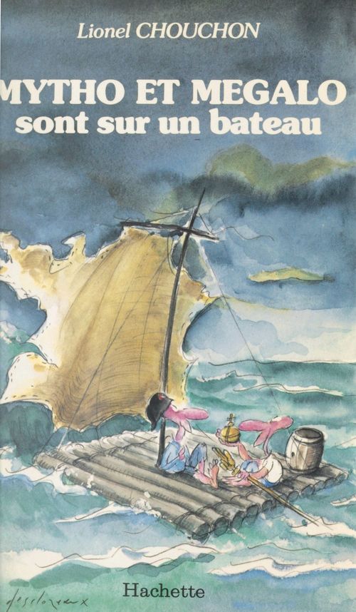 Couverture ebook de Mytho et Mégalo sont sur un bateau, de Lionel Chouchon