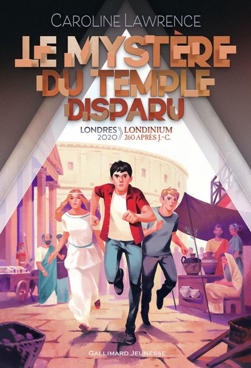 ebook cover of Le mystère du temple disparu, by Caroline Lawrence