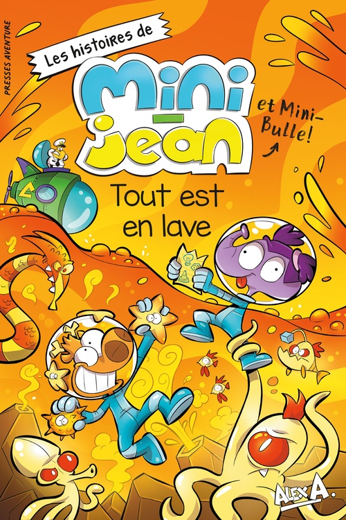 ebook cover of Tout est en lave, by Rébecca Potvin-Gravel