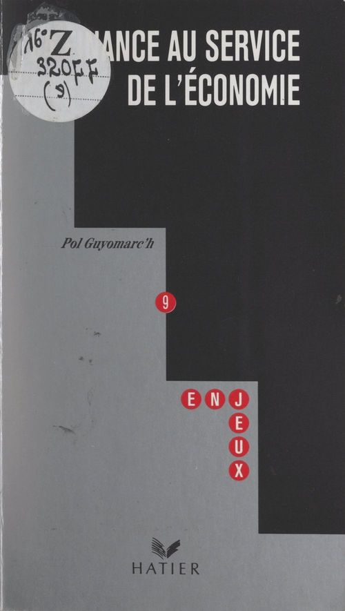 Couverture ebook de La finance au service de l'économie, de Pol Guyomarc'H