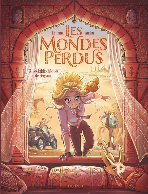 ebook cover of Les Mondes perdus - Tome 3 - Les bibliothèques de Pergame, by Aucha
