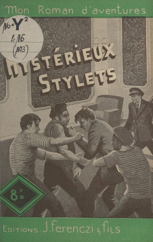 Couverture ebook de Les mystérieux stylets, de Florent Manuel