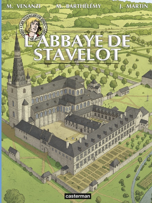 Couverture ebook de Les voyages de Jhen - L'Abbaye de Stavelot, de Jacques Martin, Mathieu Barthélémy, Marco Venanzi