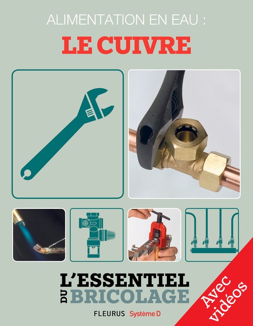 Couverture ebook de Plomberie : Alimentation en eau - le cuivre - Avec vidéos, de Bruno Guillou, Francois Roebben, Nicolas Sallavuard, Nicolas Vidal