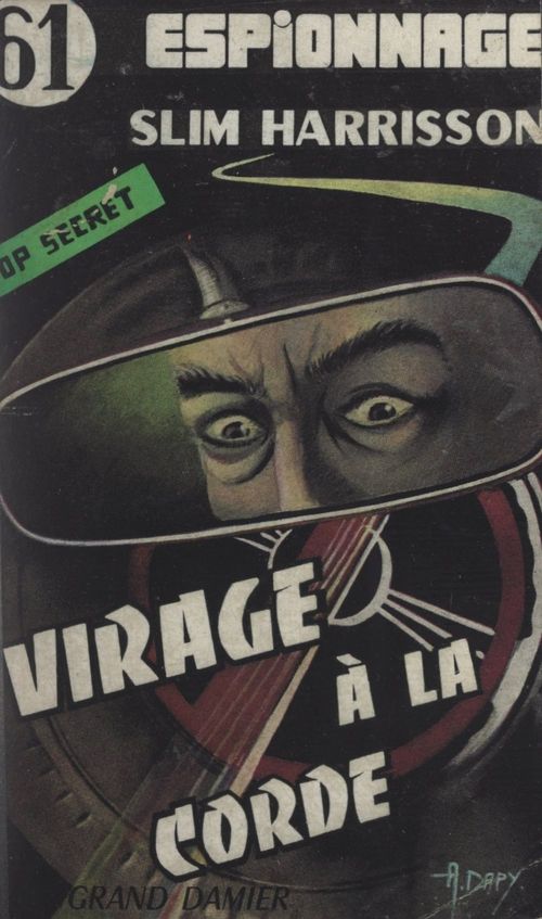 Couverture ebook de Virage à la corde, de Slim Harrisson