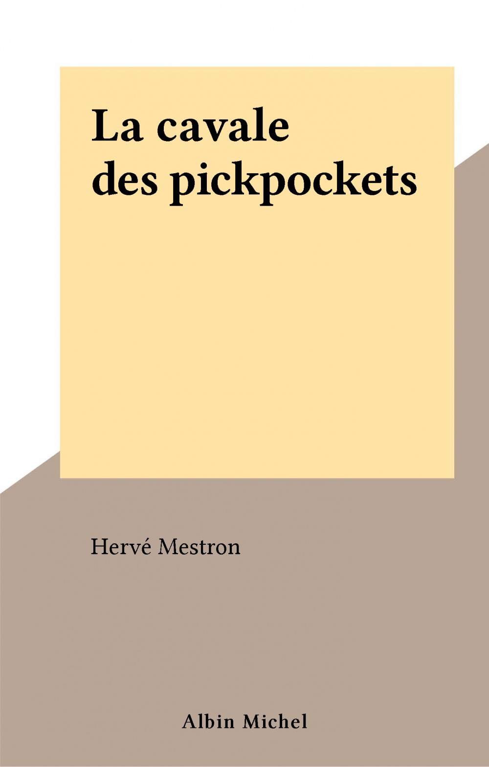 Couverture ebook de La cavale des pickpockets, de Hervé Mestron