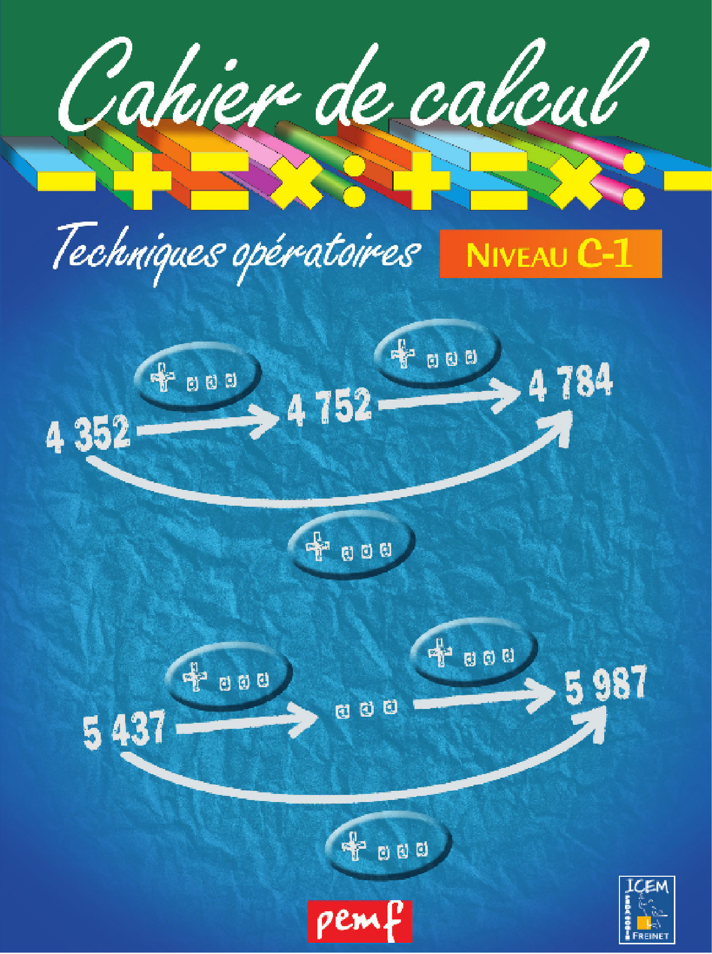 ebook cover of Cahier de calcul cycle 3 niveau 2A, by Collectif