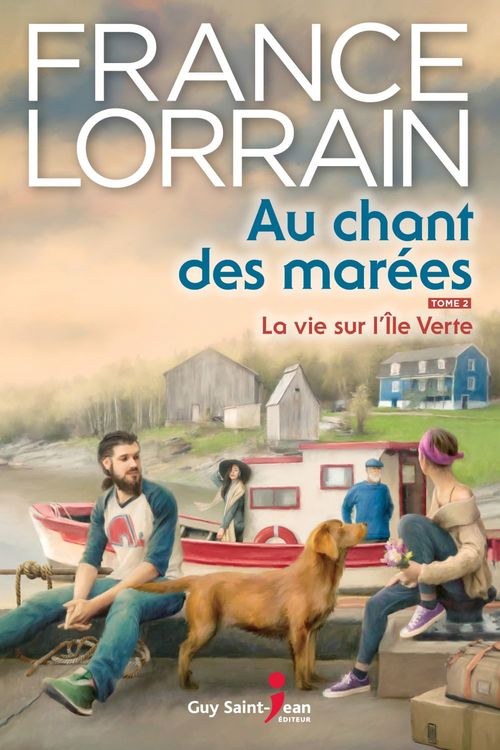 Couverture ebook de Au chant des marées tome 2. La vie sur l'Île Verte, de France Lorrain