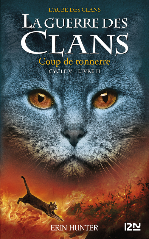ebook cover of La guerre des clans - Cycle V : L'aube des clans - Tome 2 Coup de tonnerre, by Erin Hunter