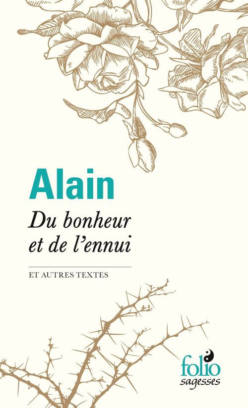 Couverture ebook de Du bonheur et de l'ennui et autres textes, de Alain