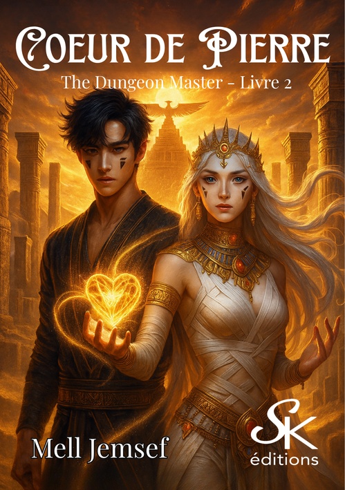 Couverture ebook de Coeur de pierre, de Mell Jemsef