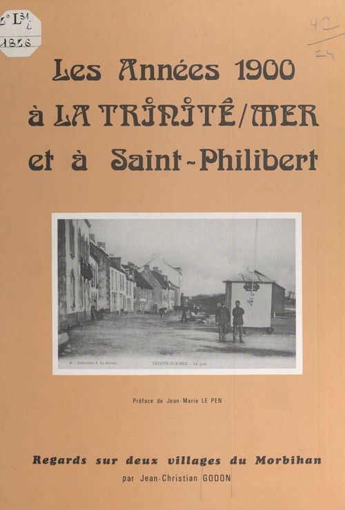 Couverture ebook de Les années 1900 à la Trinité-sur-Mer et à Saint-Philibert, de Jean-Christian Godon