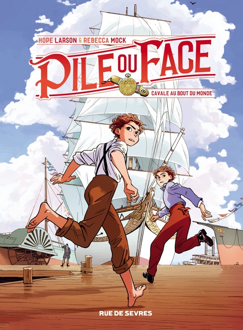 Couverture ebook de Pile ou face - Tome 1, de Hope Larson, Rebecca Mock