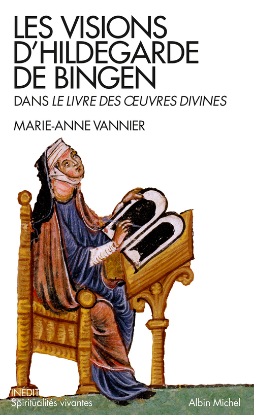 Couverture ebook de Les Visions d'Hildegarde de Bingen, de Marie-Anne Vannier