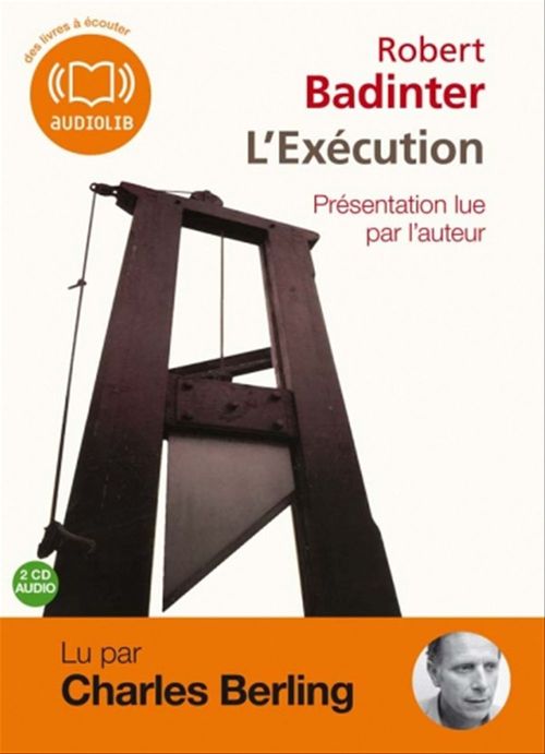 audiobook cover of L'Exécution, by Robert Badinter