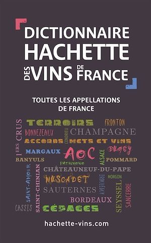 Couverture ebook de Dictionnaire des vins de France, de Collectif