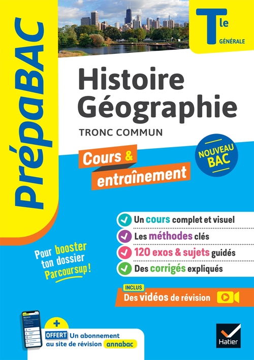 ebook cover of Prépabac - Histoire-Géographie Tle générale - Bac 2027, by David Bédouret, Jérôme Calauzènes, Christophe Clavel, Cécile Gaillard, Grégoire Gueilhers, Jean-Philippe Renaud