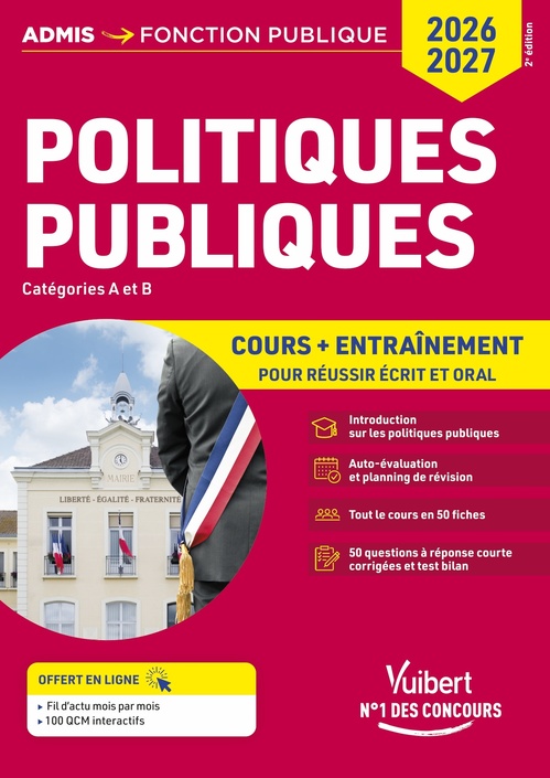 ebook cover of Politiques publiques - Catégories A et B, by Jérôme Calauzènes, Nathalie Coste Trin-Dinh, Frédéric Ingelaere, Jean-René Pioche, Pascal Simon Doutreluingne