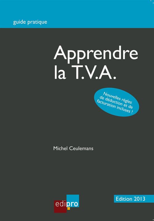 Couverture ebook de Apprendre la T.V.A., de Michel Ceulemans