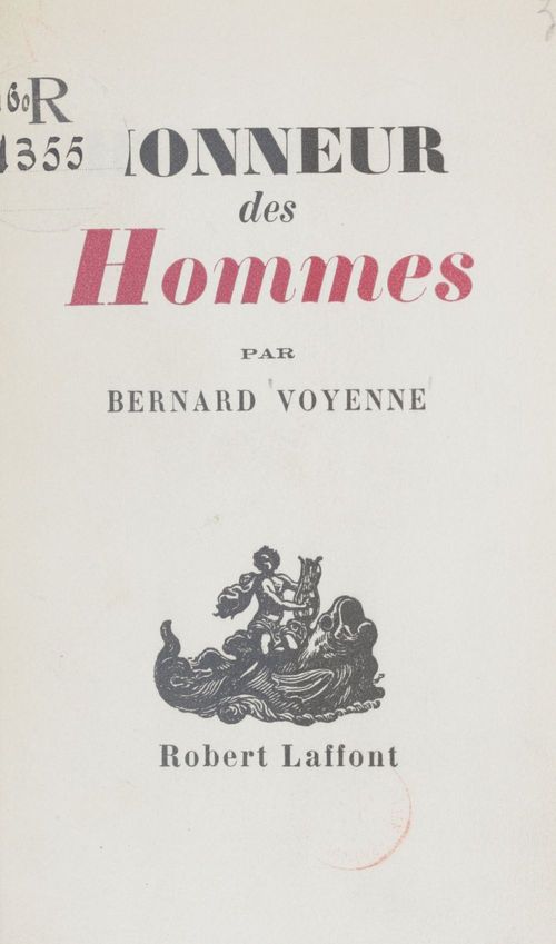 Couverture ebook de Honneur des hommes, de Bernard Voyenne