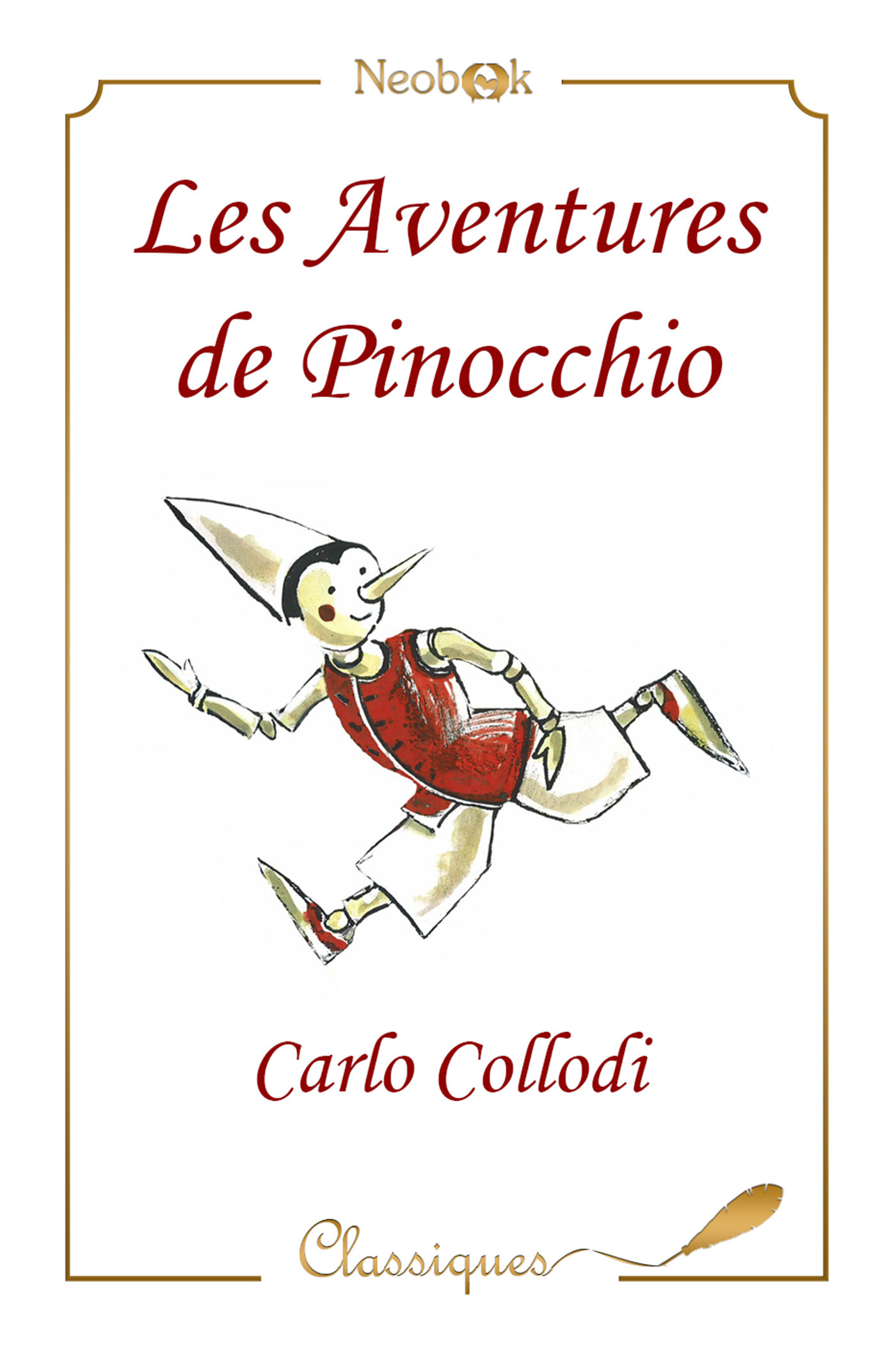 ebook cover of Les Aventures de Pinocchio, by Carlo Collodi