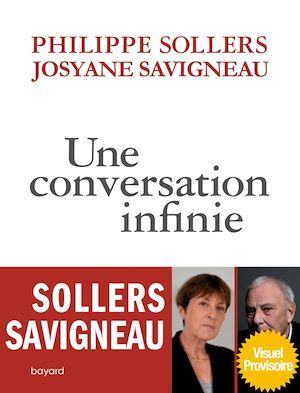 Couverture ebook de Une conversation infinie, de Josyane Savigneau, Philippe Sollers