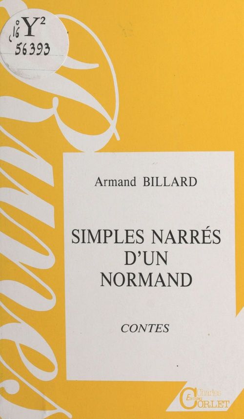 Couverture ebook de Simples narrés d'un normand, de Armand Billard