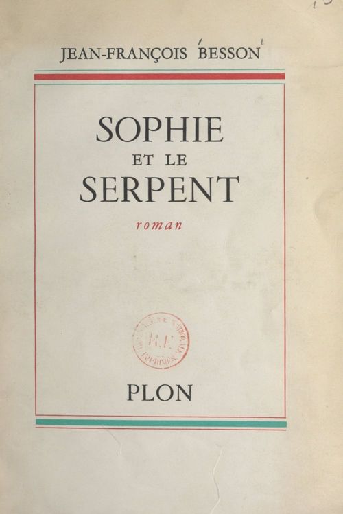 ebook cover of Sophie et le serpent, by Jean-François Besson
