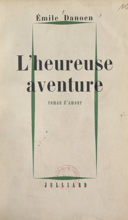 Couverture ebook de L'heureuse aventure, de Emile Danoen