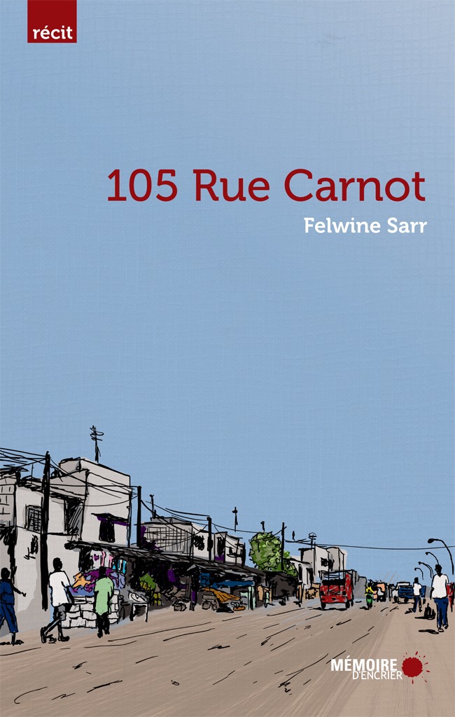 ebook cover of 105 rue Carnot, by Felwine Sarr