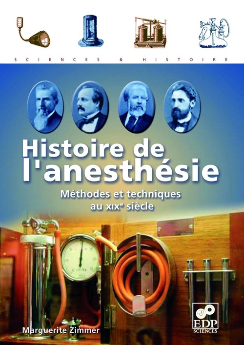 ebook cover of Histoire de l'anesthésie, by Marguerite Zimmer