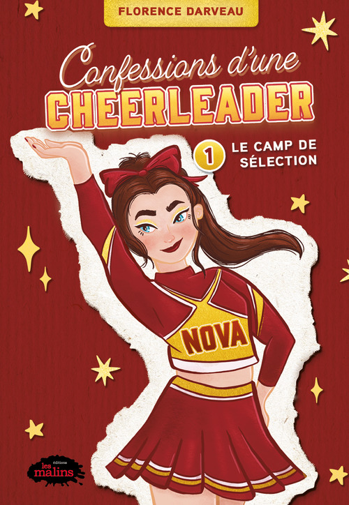 Couverture ebook de Confessions d'une cheerleader tome 1: Le camp de sélection, de Florence Darveau