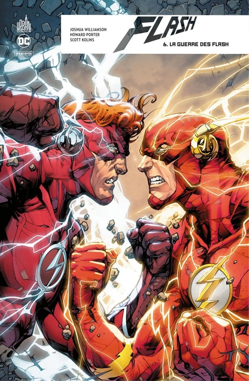 Couverture ebook de Flash Rebirth - Tome 6 - La Guerre des Flash, de Scott Kolins, Joshua Williamson, Howard Porter