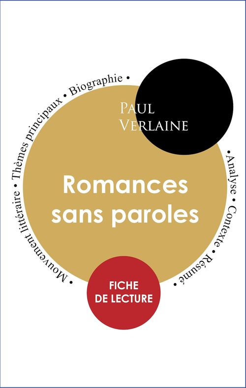 ebook cover of Étude intégrale : Romances sans paroles (fiche de lecture, analyse et résumé), by Paul Verlaine