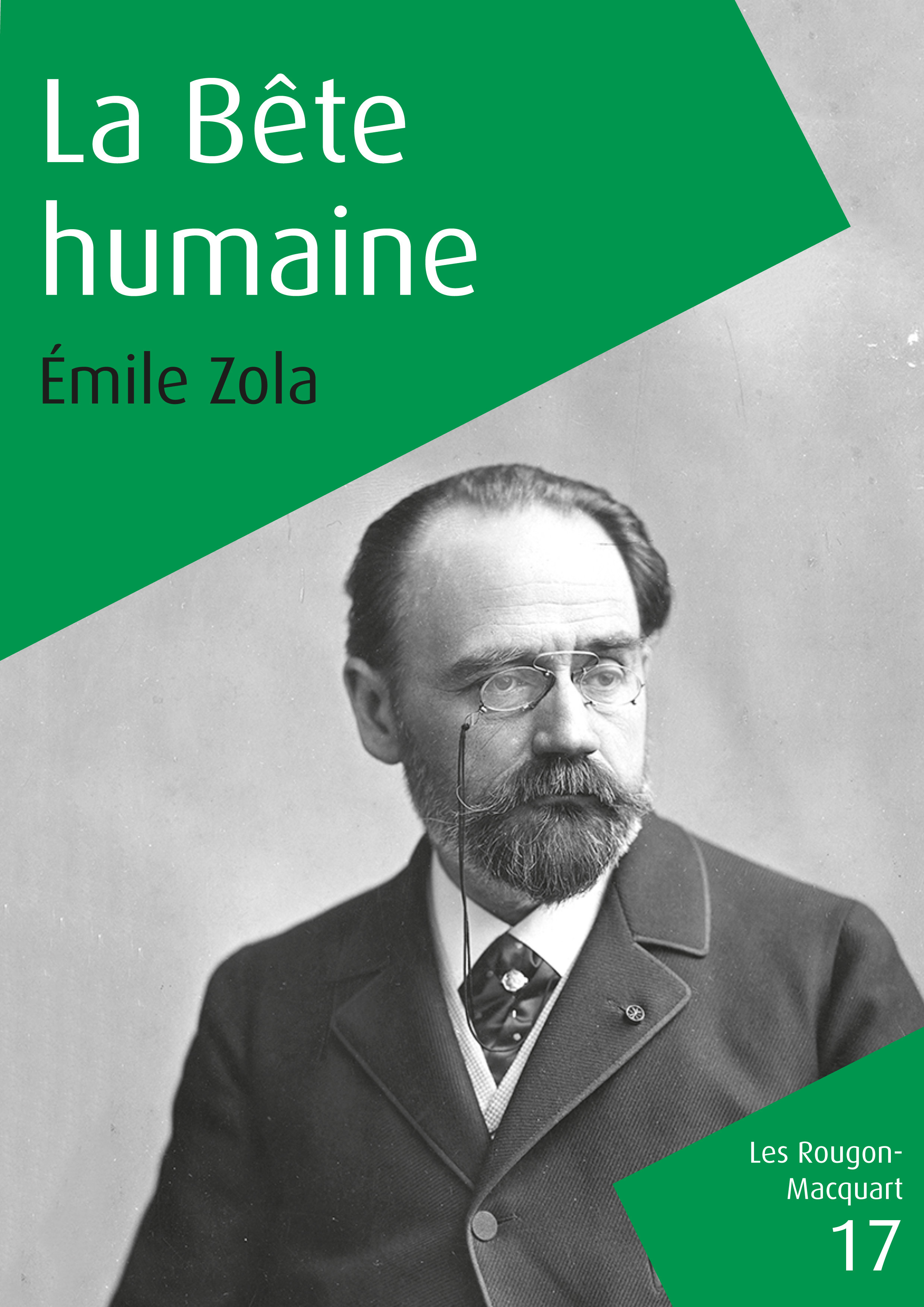 ebook cover of La Bête humaine, by Emile Zola