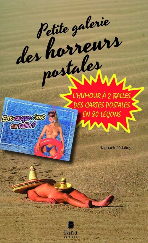 Couverture ebook de Petite galerie des horreurs postales, de Raphaële Vidaling
