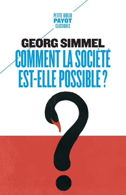 Couverture ebook de Comment la société est-elle possible ?, de Georg Simmel