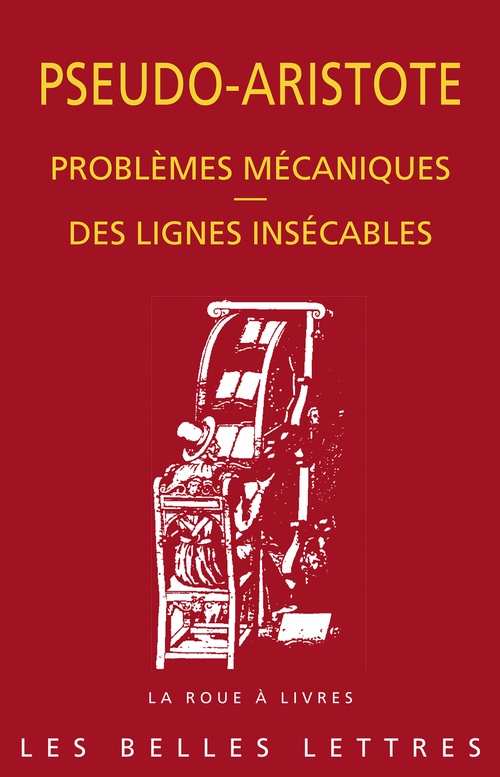 ebook cover of Problèmes mécaniques. Des lignes insécables, by Pseudo-aristote
