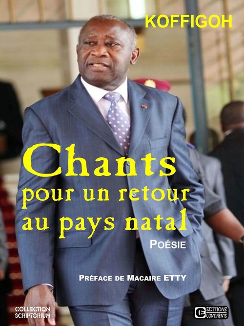 Couverture ebook de Chants pour un retour au pays natal, de Koffigoh