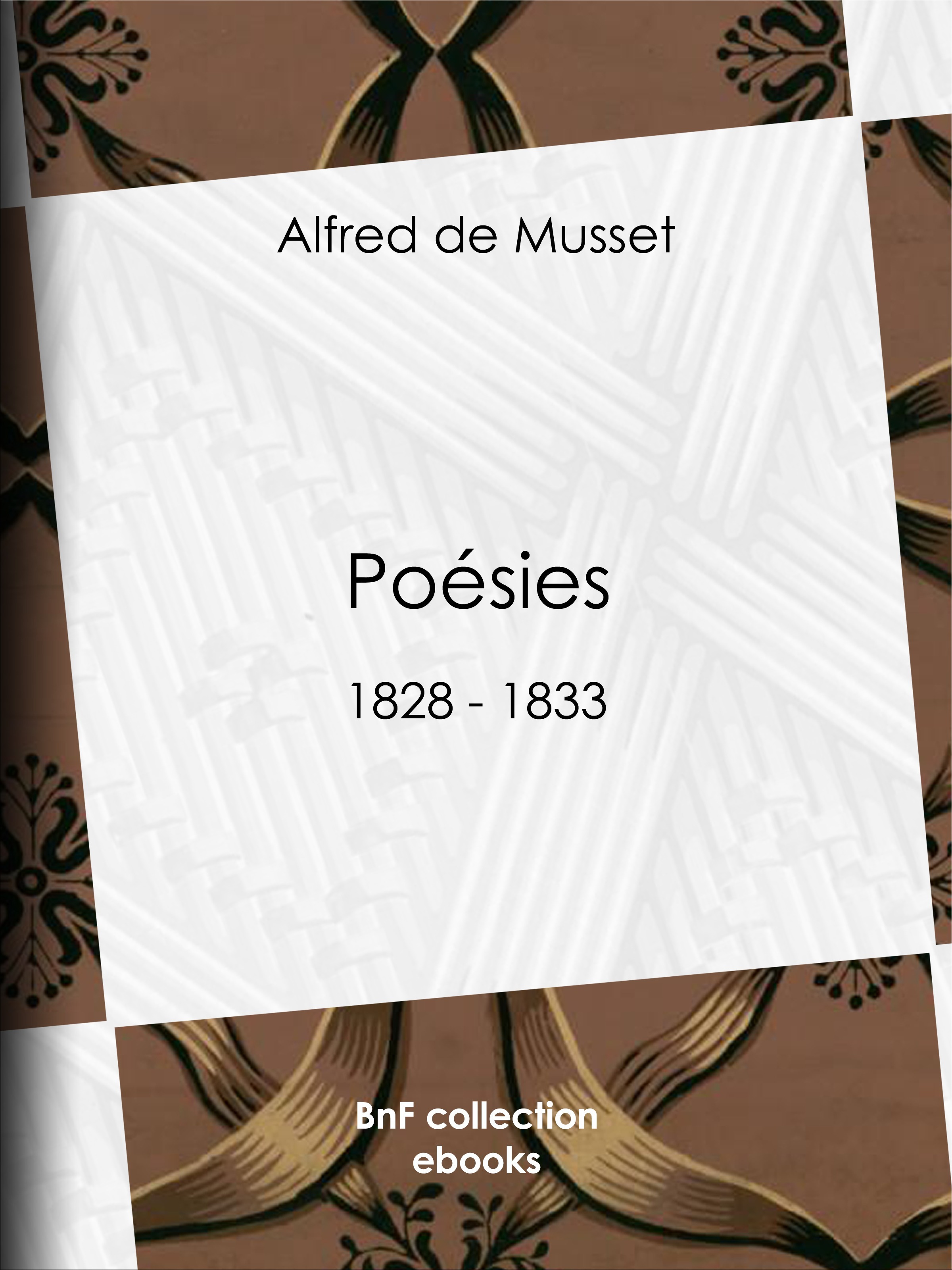 ebook cover of Poésies, by Alfred de Musset