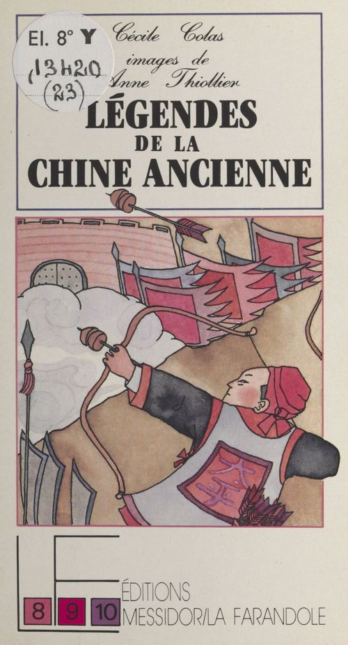 Couverture ebook de Légendes de la Chine ancienne, de Colas C
