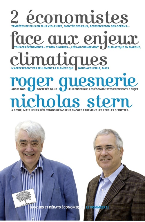 Couverture ebook de 2 économistes face aux enjeux climatiques, de Roger Guesnerie, Nicholas Stern