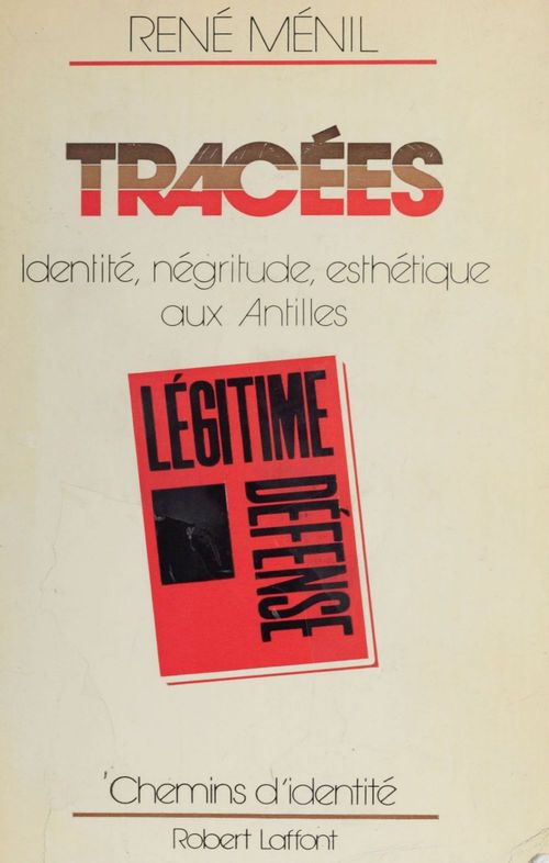 Couverture ebook de Tracées, de René Ménil
